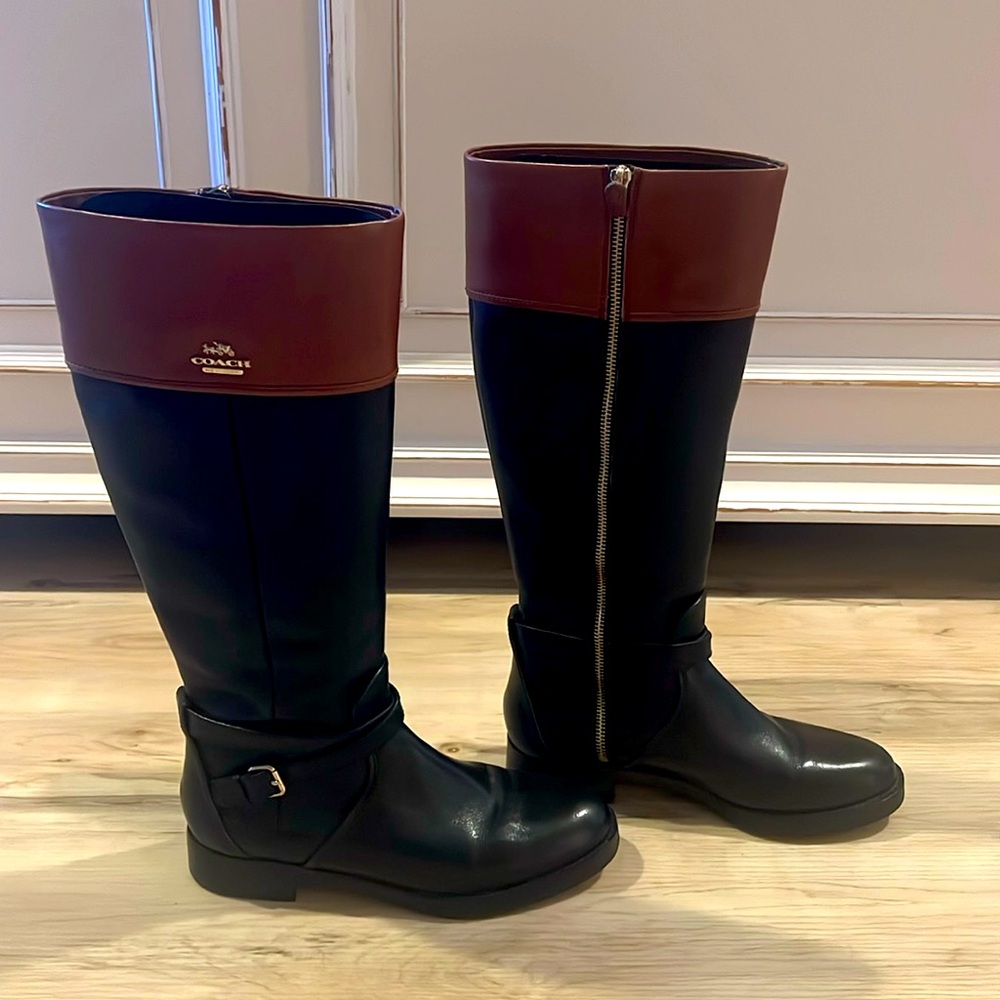 Coach Leather Boots